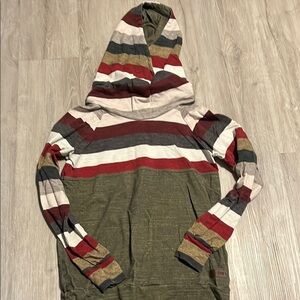 Tiny Tim’s Bamboo Red and Green Long Sleeve Hoodie